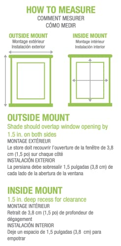 Radiance Cord Free Bamboo Shades - Roll-Up Shades for Porch, Patio & Interior Windows - Bamboo Shades for Indoor & Outdoor - Cocoa - 60" W x 72" L - (3370760E)
