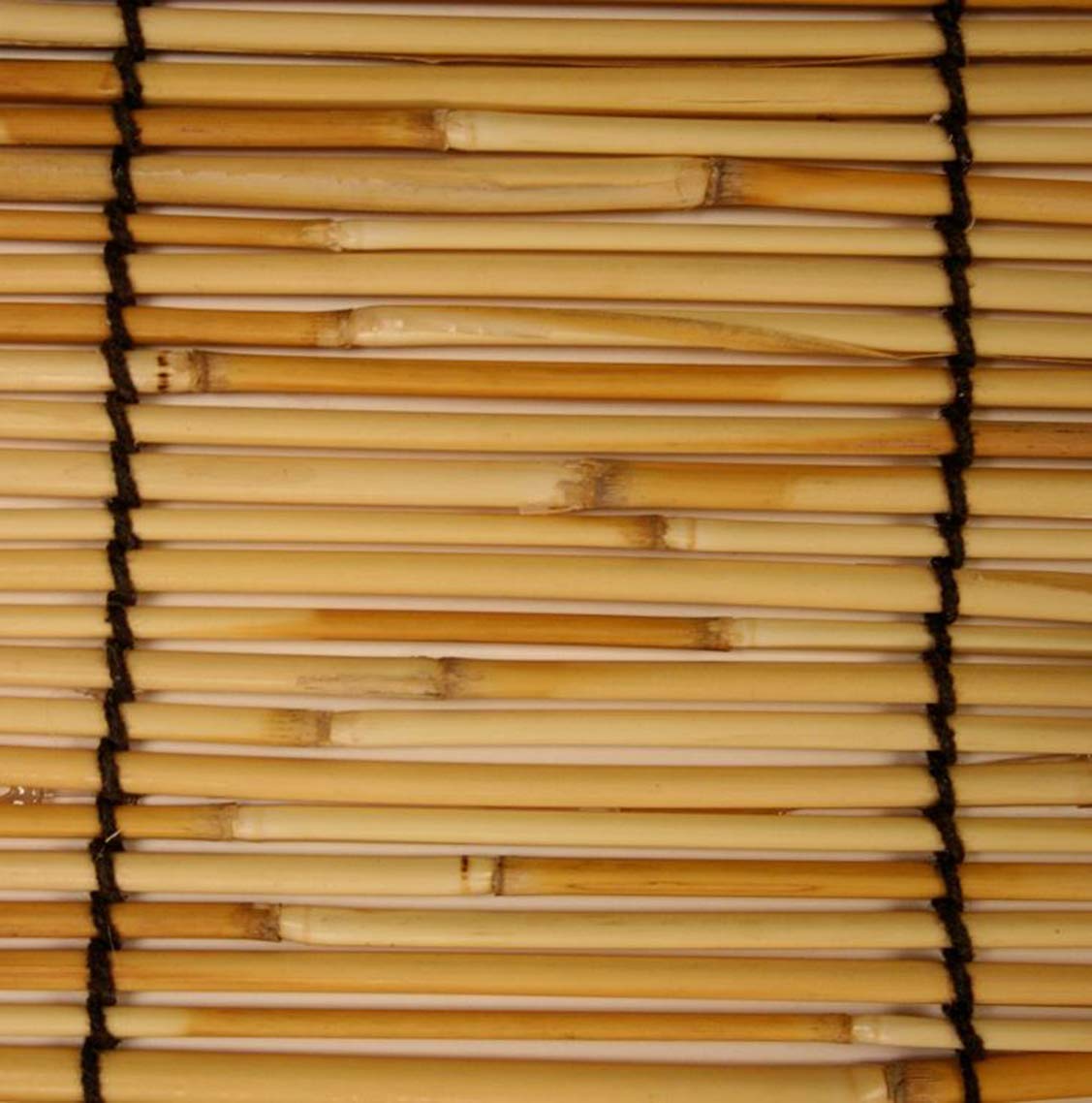 Radiance Cord Free Bamboo Shades - Roll-Up Shades for Porch, Patio & Interior Windows - Bamboo Shades for Indoor & Outdoor - Cocoa - 60" W x 72" L - (3370760E)