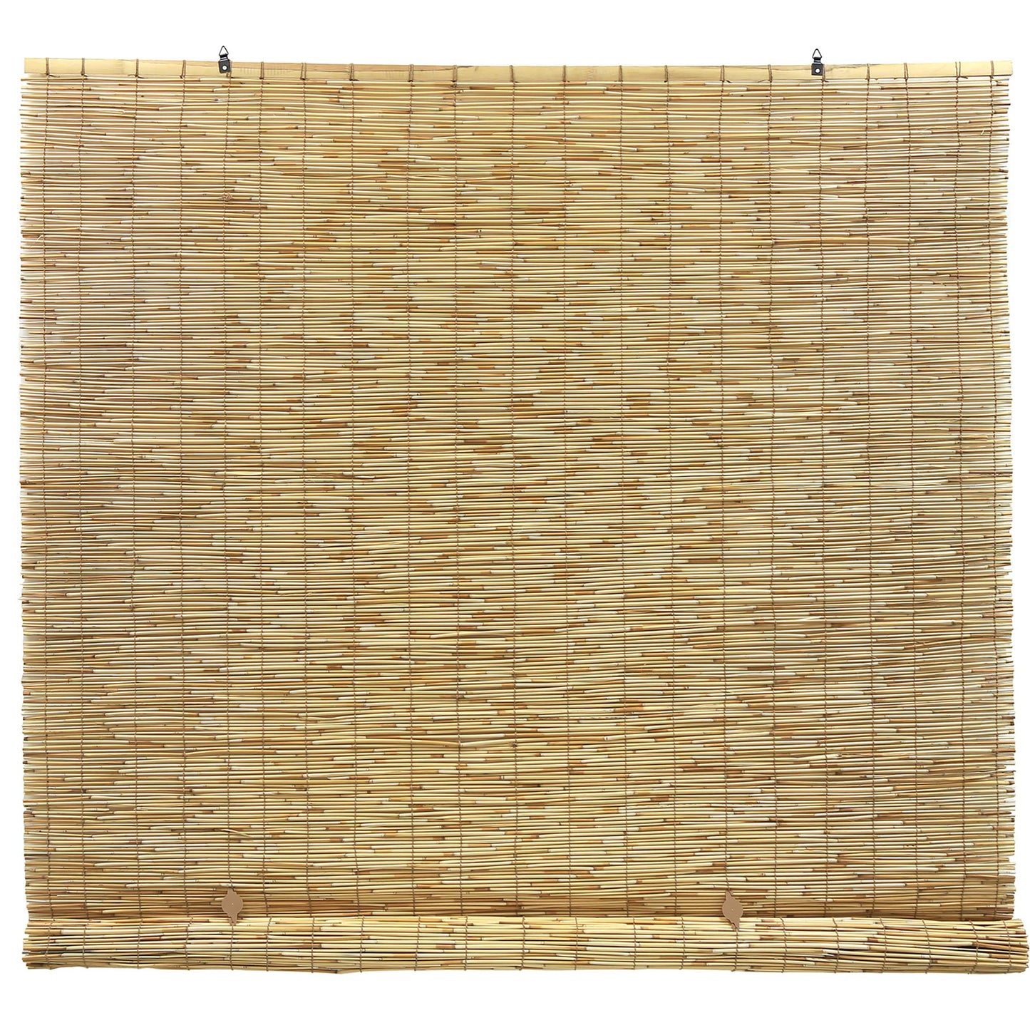 Radiance Cord Free Bamboo Shades - Roll-Up Shades for Porch, Patio & Interior Windows - Bamboo Shades for Indoor & Outdoor - Cocoa - 60" W x 72" L - (3370760E)